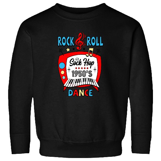 1950s Sock Hop Men Women Gifts Rockabilly Doo Wop Vintage Sweatshirts