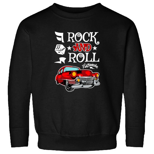 50s Sock Hop Party Rock N Roll Retro 1950s Rockabilly Rocker 1 Sweatshirts