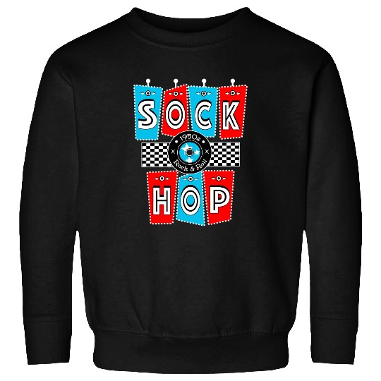 1950s Sock Hop Men Women Doo Wop Retro 50s Rockabilly Swing Sweatshirts
