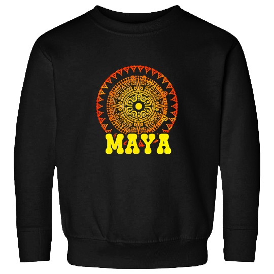 Maya Mayan Pattern Civilization Mesoamerica Central America 1 Sweatshirts