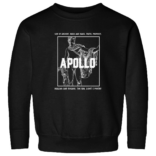 Christian Greek God Apollo Music Poetry Art Prophecy Truth Archery Christ Sweatshirts