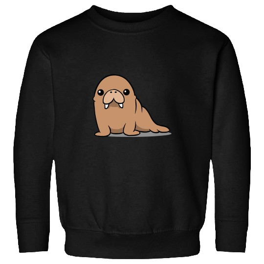 Chibi Kawaii Walrus Ocean Sea Animal Lover72 Sweatshirts