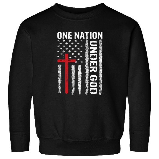 Christian vintages USA Flag Christian Faith Family Freedom Sweatshirts