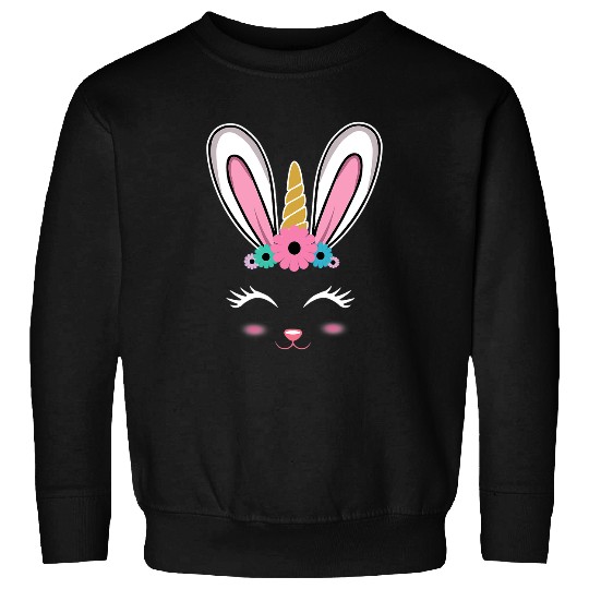 Easter Bunny Happy Easter Unicorn Sweatshirts