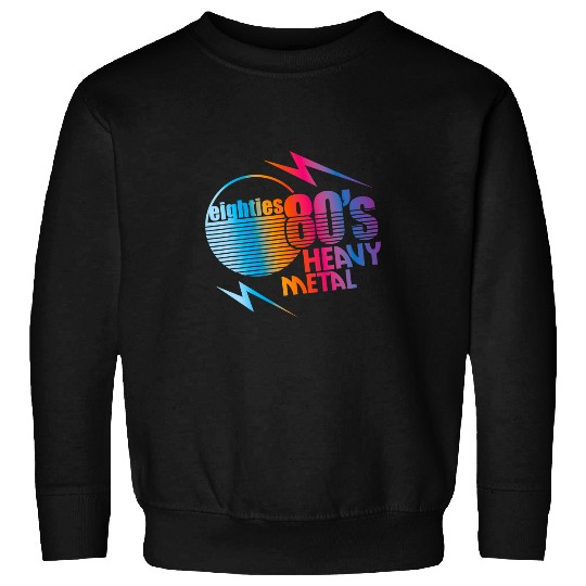 Back To 80s Tees vintages Retro Eighteen 80s Heavy Metal Sweatshirts