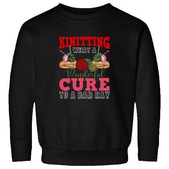 Knitting Yarn Crochetting Crocheting Cool Wool Gift Idea 2 Sweatshirts