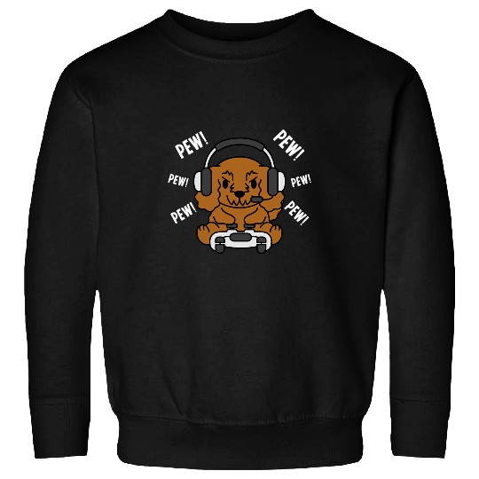 Dog Goldendoodle Gamer Goldendoodle Gaming Dog Sweatshirts