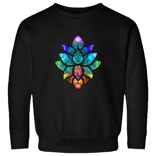 Namaste Yoga Chakra Buddha Buddhism Zen Spiritual Yoga Meditation Meditation Sweatshirts