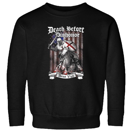 Christian Crusader Knight Templar Warrior Of God I Fear No Evil Christ Sweatshirts