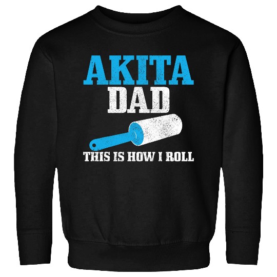 Dog Akita Mens Akita Dad Dog Hair Funny Akita Inu Sweatshirts