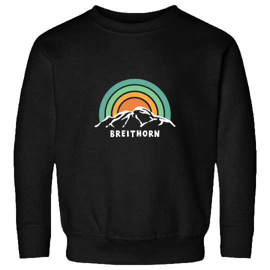 Hiking Hiker Breithorn 4164 Zermatt Switzerland Hiking Souvenir 3 Hike Sweatshirts
