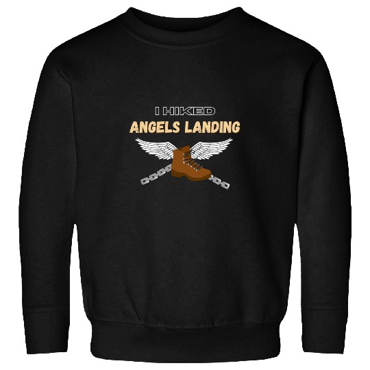 Hiking Hiker ANGELS LANDING HIKE HIKING ZION UTAHNATIONAL PARK Hike Sweatshirts