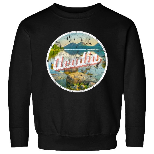 Hiking Hiker Acadia National Park Maine Hiking Photography Nature vintages Hike Sweatshirts
