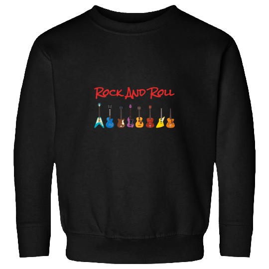 Guitarist Rock and Roll Guitar Lovers Guitar Sweatshirts