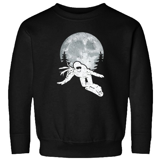 Skiing Ski Snowboard Moon Funny Snowboarders Freestyle Snowboarding 1 Sweatshirts