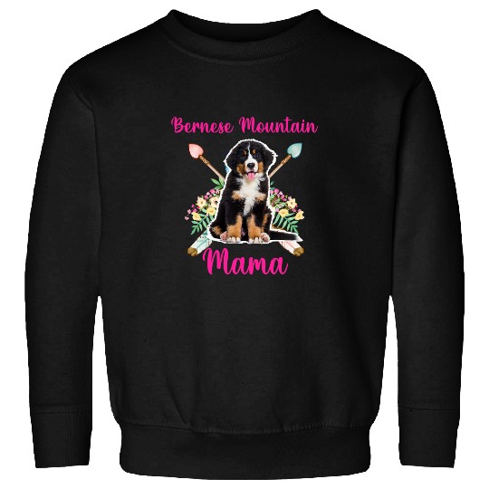 Bernese Mountain Mama Cute Mama Bernese Mountain Dog Lover Sweatshirts