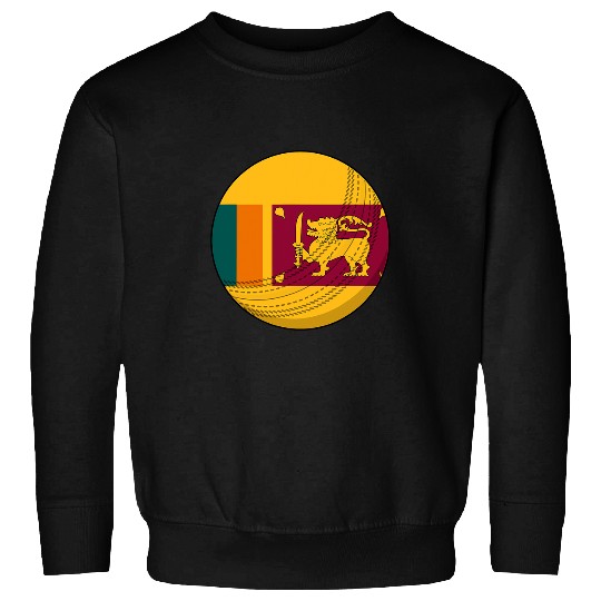Cricket Fan Sri Lanka Cricket Ball Sri Lanka People Cricket Fan Flag Sweatshirts