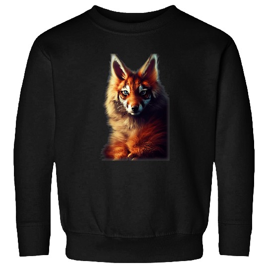Atmosphere Hypercute FoxHybrid Maine Coon Tiger Fluffy Sweatshirts