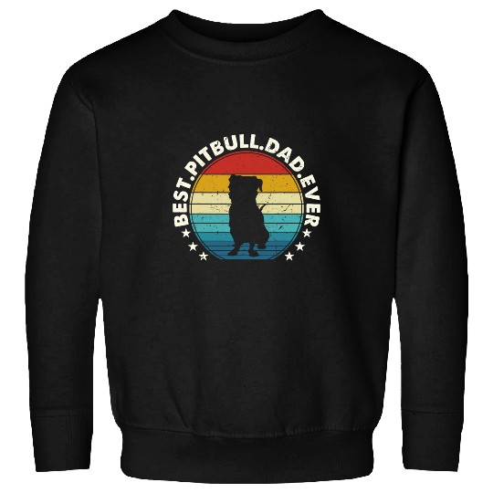 Bully Lover Dog bests Pitbull Dad Ever Costume vintages Dog Lover 144 Pitbull Dog Sweatshirts