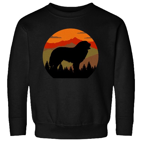 Autumn Country Sky Bernese Mountain Dog Sweatshirts