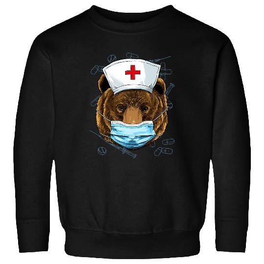 Funny Bear nurses Practitioner RN Nursing School Graduation 719 Cute Bears Sweatshirts