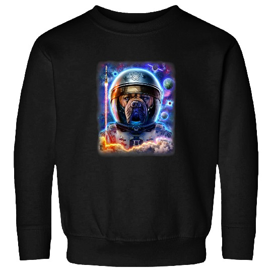 Astronauts Mastiff Dog on Space Shuttle to Explore Universe Sweatshirts