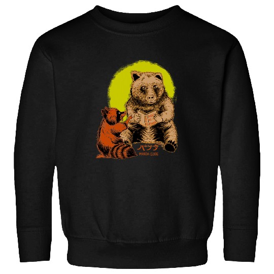 Funny Bear Funny Bear Reading Book Animal Red Panda Lover Retro Cute Bears Sweatshirts