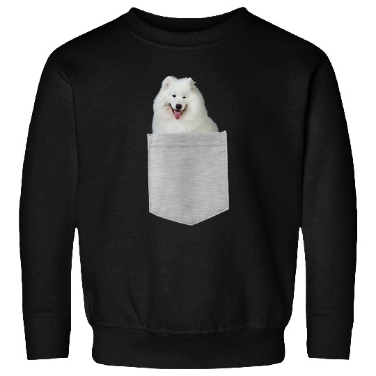 Dog Samoyed in Your Pocket Samoyed Sweatshirts