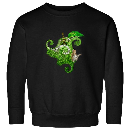 Abstract Art Fruit Apple Miniature Tile Affect Gift Sweatshirts