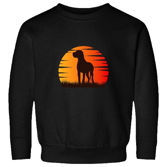 Dog Great Dane German Mastiff Great Dane Dog Breed Sweatshirts