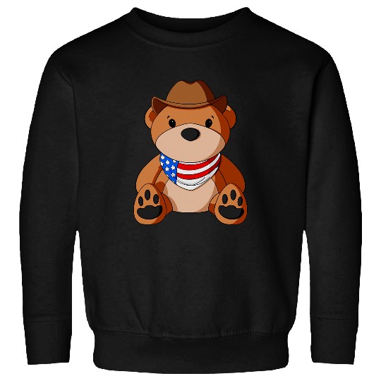 Cowboy Teddy Bear Sweatshirts