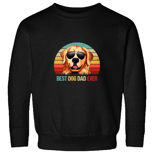 Goldie bests Dog Dad Ever Golden Retriever Fathers Day 35 Golden Retriever Dog Sweatshirts