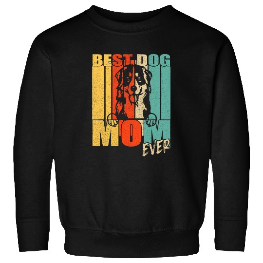 bests Dog Mom Ever Bernese Mountain Mama vintages Retro Sweatshirts
