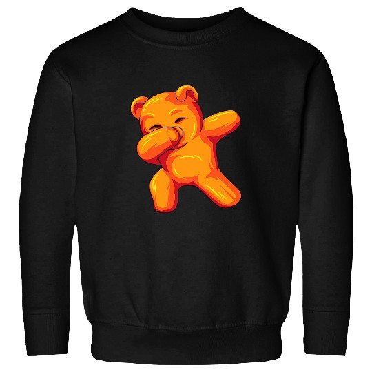 Funny Bear Funny Dabbings Gummy Bear Dancing Gummy Bear Birthday Cute Bears Sweatshirts