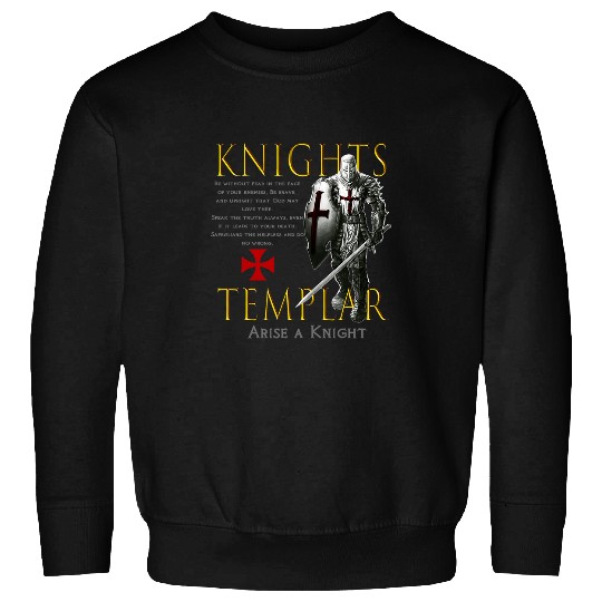 Christian Knights Templar Oath For God Christian Christ Sweatshirts