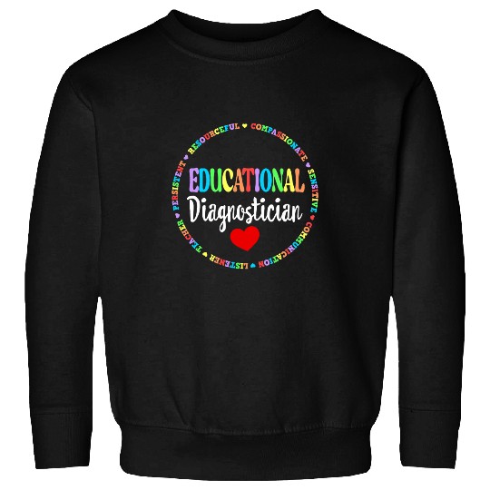 Educational Diagnostician Squad School Psychologist Psyc 7 Sweatshirts