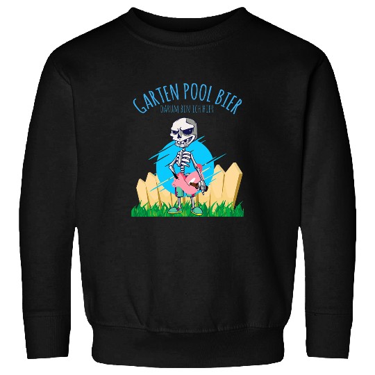Garden Pool Lifeguard Beer Hobby Gardener Allotment Garden Party Sweatshirts