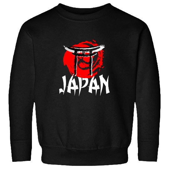 Asia city illustration Japan 3 Sweatshirts