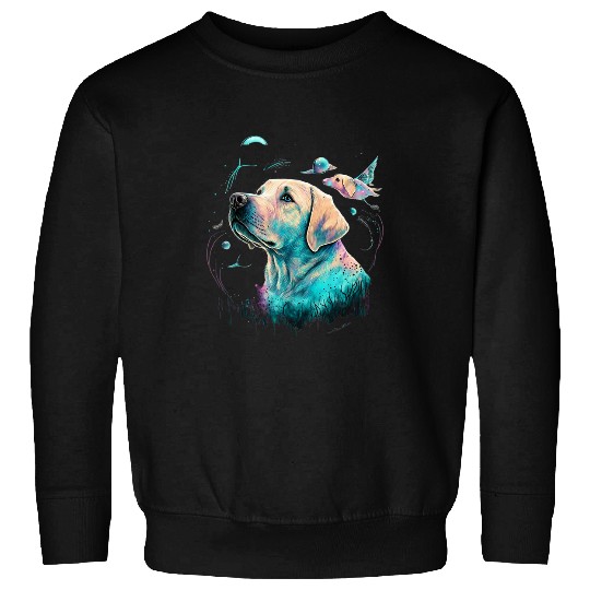 Labrador Lab Dog Lover Splash Graffiti Art Pet 639 Sweatshirts