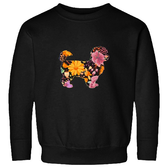 Dog Maltipoo Floral Flower vintages Retro MALTIPOO Lover Sweatshirts