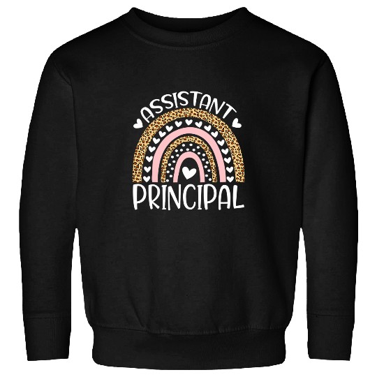 Assistant Principal Funny Job Title School Worker Rainbow 2 Sweatshirts
