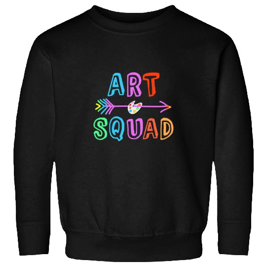 First Day of School Visual Art Teacher Artistic Student Club Sweatshirts