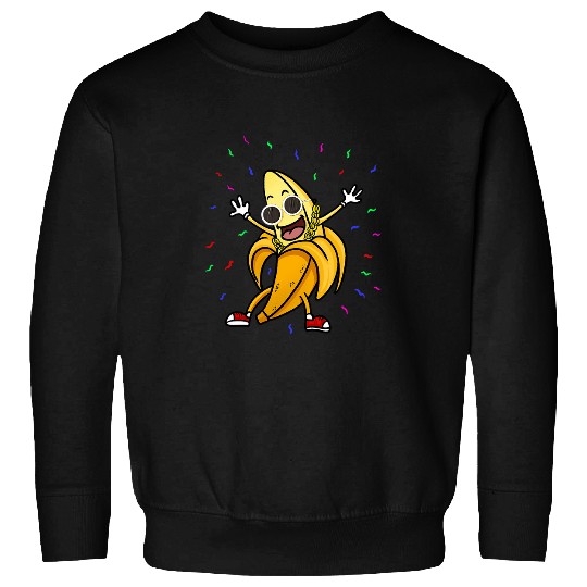 Funny Cool Banana Lover Bananas Fruit Lover Illustration Sweatshirts