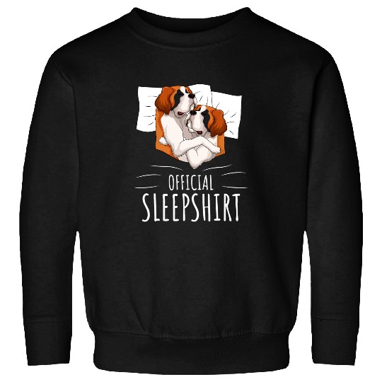 Dog Saint Bernard Official Sleep Sweatshirts