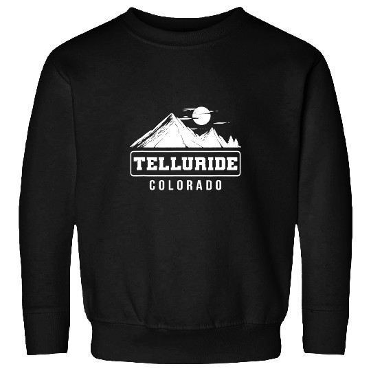 Hiking Hiker Telluride Colorado USA Mountain Accessories Hiking Lover Hike Sweatshirts