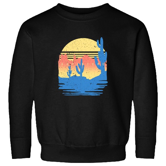 Adventure Desert Sunset Paradise Landscape Sweatshirts