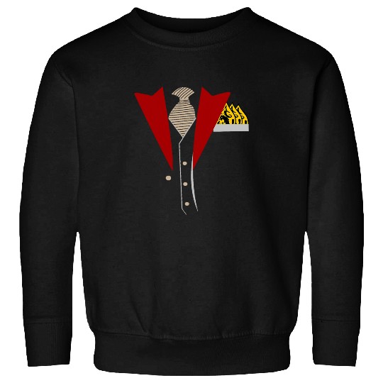 Funny Dress Up Pocket Square Party Christmas Halloween Gag Sweatshirts