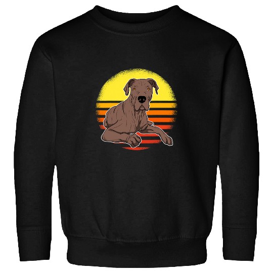 Dog Great Dane German Mastiff Great Dane Sunset 29 5 Sweatshirts