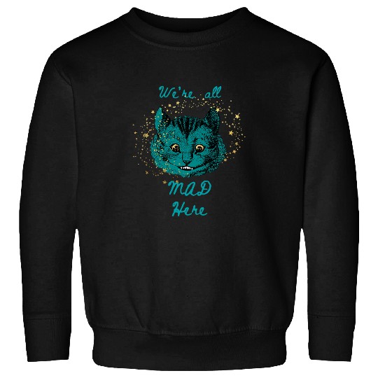 Alice in Wonderland Cheshire Cat vintages Illustration Sweatshirts