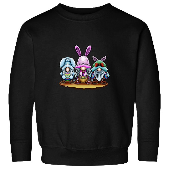 Easter Gnomes Garden Gnome Gardening Gardener Sweatshirts